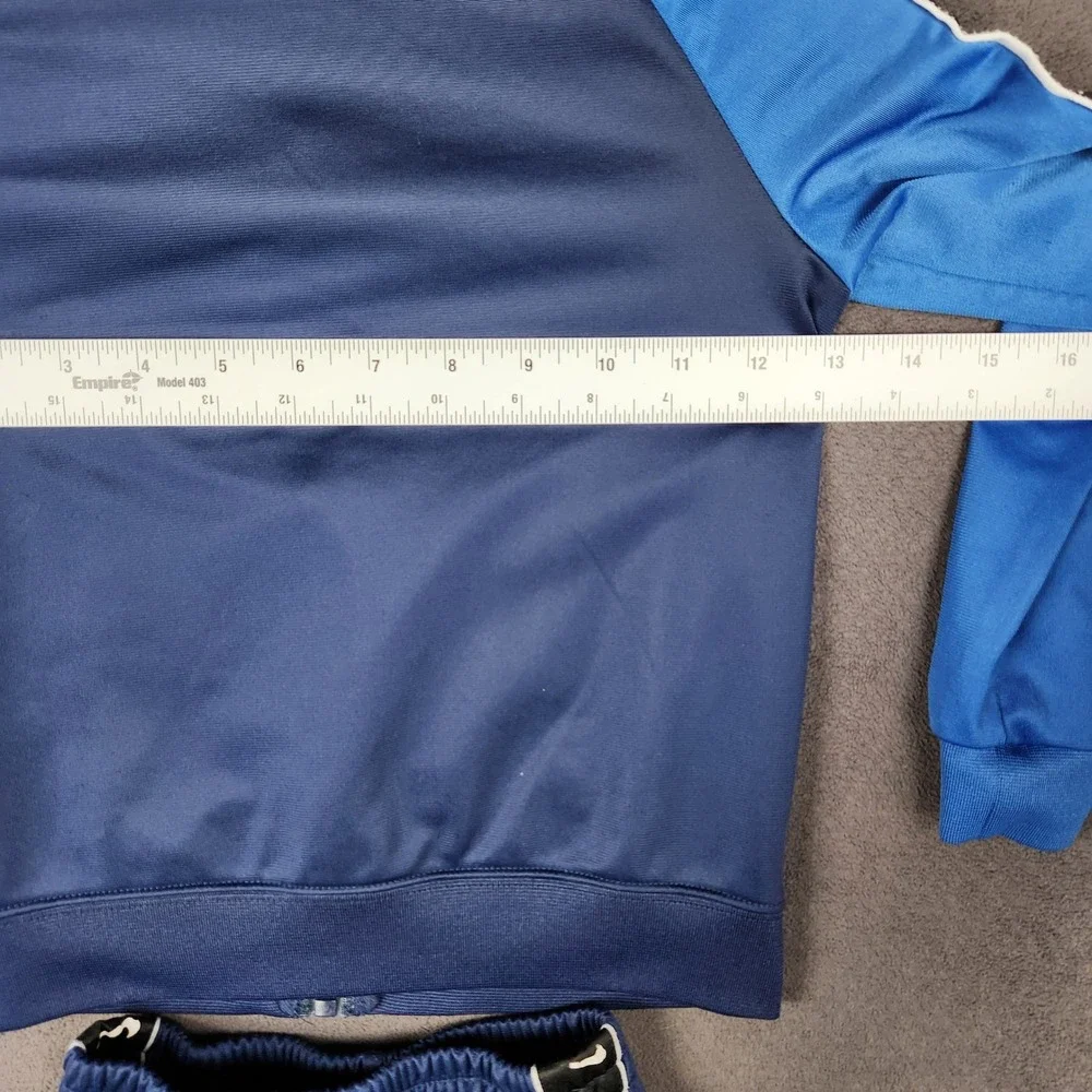 Nike Tracksuit Set Boys 4T Blue Full Zip Jacket Taped Logo Jogger Pants